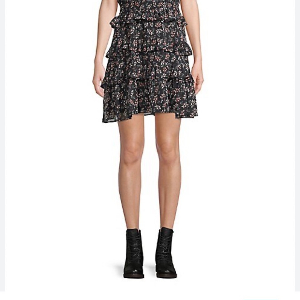 Sugar Lip 2 Floral Short Lined Sleeveless Dress M - Picture 8 of 8